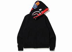 Image result for Black and Red BAPE Hoodie Double