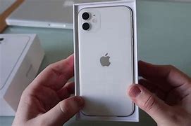 Image result for White iPhone 11 in Box Open