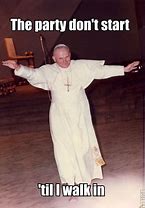 Image result for Funny Pope John Paul II