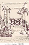 Image result for Sitting On Porch Clip Art