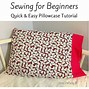 Image result for How to Sew Pillowcases