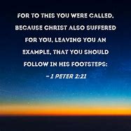 Image result for 1 Peter 2:21