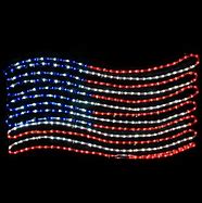 Image result for Light-Up American Flag Outdoor
