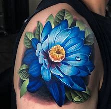 Image result for Colorful Lotus Flower Tattoo
