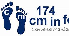 Image result for 174 Cm in Feet