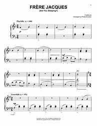 Image result for Frere Jacques Keyboard Notes