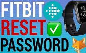 Image result for Fitbit Reset Password