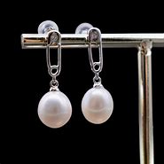 Image result for 10Mm Freshwater Pearl Earrings