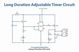 Image result for 555 Adjustable Timer Circuit