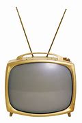 Image result for Old-Fashioned TV with Antenna