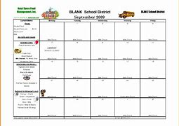 Image result for Blank School Menu Templates Free