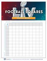 Image result for Super Bowl Squares Fundraiser Template