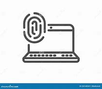 Image result for Computer with Fingerprint Icon