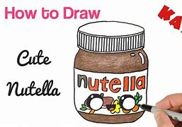 Image result for Cute Nutella Drawing