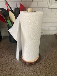 Image result for Rustic Standing Paper Towel Holder