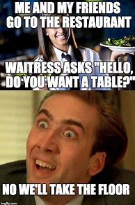 Image result for Server Memes Restaurant