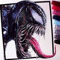 Image result for Realistic Venom Drawing