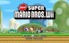 Image result for Newer Super Mario Bros. Wii Title Screen