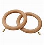 Image result for Wooden Curtain Rings for Poles