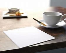 Image result for Blank Paper On Table