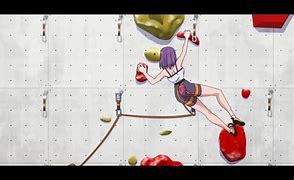 Image result for Anime Girl Climbing