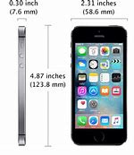 Image result for iPhone 5S Size Inches