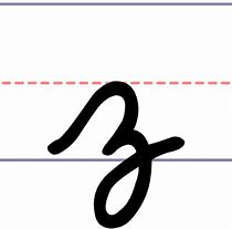 Image result for Cursive Letter Z Lowercase