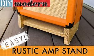Image result for Homemade Amp Stand