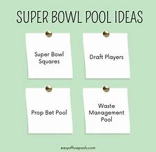 Image result for Super Bowl Pool Ideas