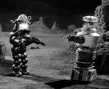 Image result for Lost in Space Robot and Gurl