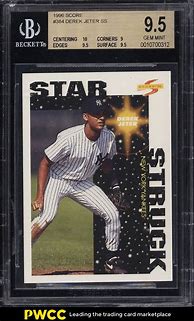 Image result for Derek Jeter Score Rookie Card