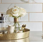 Image result for Decorative Tiles White and Gold