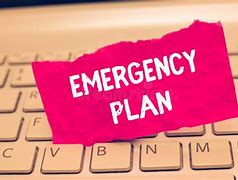 Image result for Someone Writing an Emergency Plan