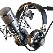 Image result for Studio Microphone and Headphones