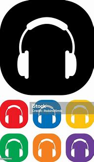 Image result for Headphone Icon Black