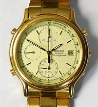 Image result for Seiko Gold Quartz Watches for Men