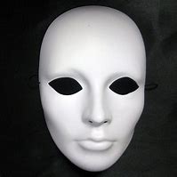 Image result for Plain White Mask