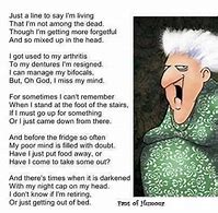 Image result for Old Man Poem Funny