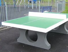 Image result for Concrete Table Tennis Table
