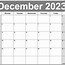 Image result for 2023 Calendar Printable December 2023