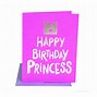 Image result for Foldable Princess Birthday Cards