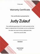 Image result for Warranty Certificate
