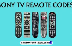 Image result for Sony TV Remote Codes