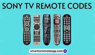 Image result for Sony TV Remote Codes List