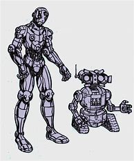 Image result for Sci-Fi Robot Drawing