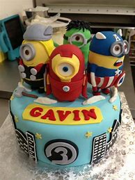 Image result for Minion Avenger Cake