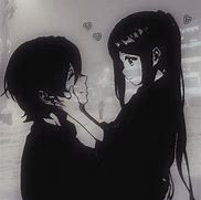Image result for Black Haired Anime Couple