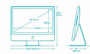 Image result for iMac 24 Dimensions
