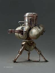 Image result for Fallout Scrap Robot Art