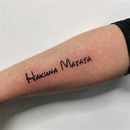 Image result for Hakuna Matata Tattoo Design